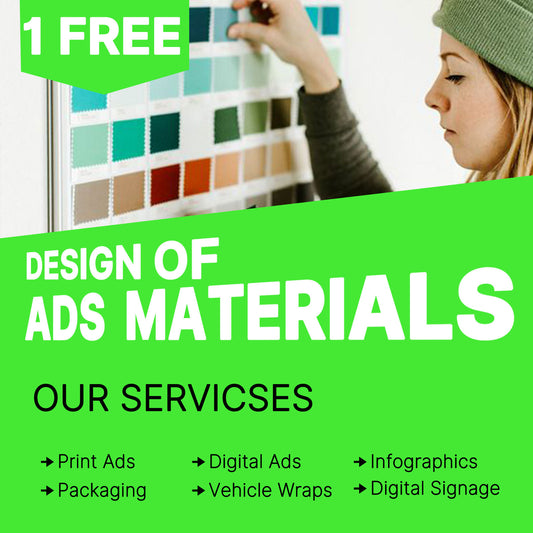 Design of Ads Materials
